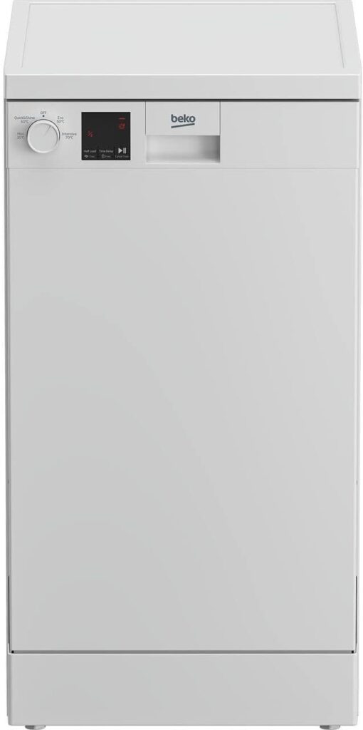 BEKO DVS04X20W Slimline Dishwasher - White - E Rated [Energy Class A]