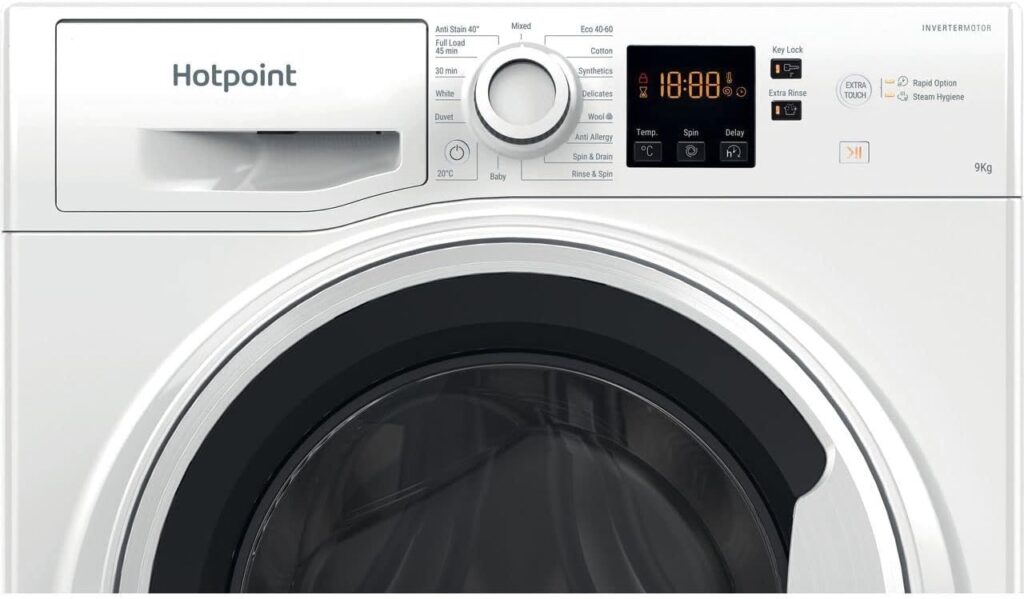 Hotpoint NSWA945CWWUKN 9kg Washing Machine with 1400 rpm - White - B Rated [Energy Class B]