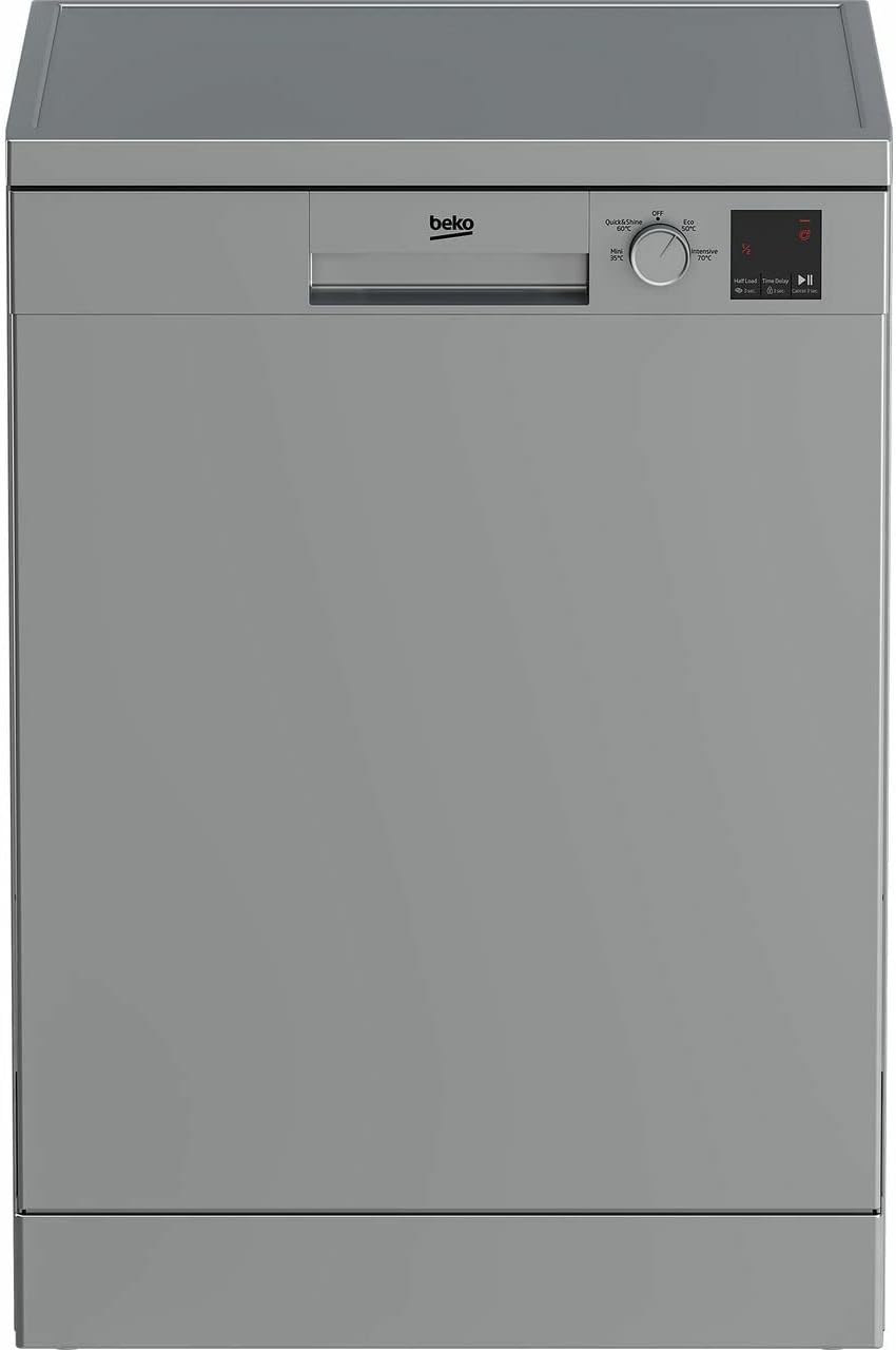 Beko DVN04X20S Standard Dishwasher - Silver - E Rated