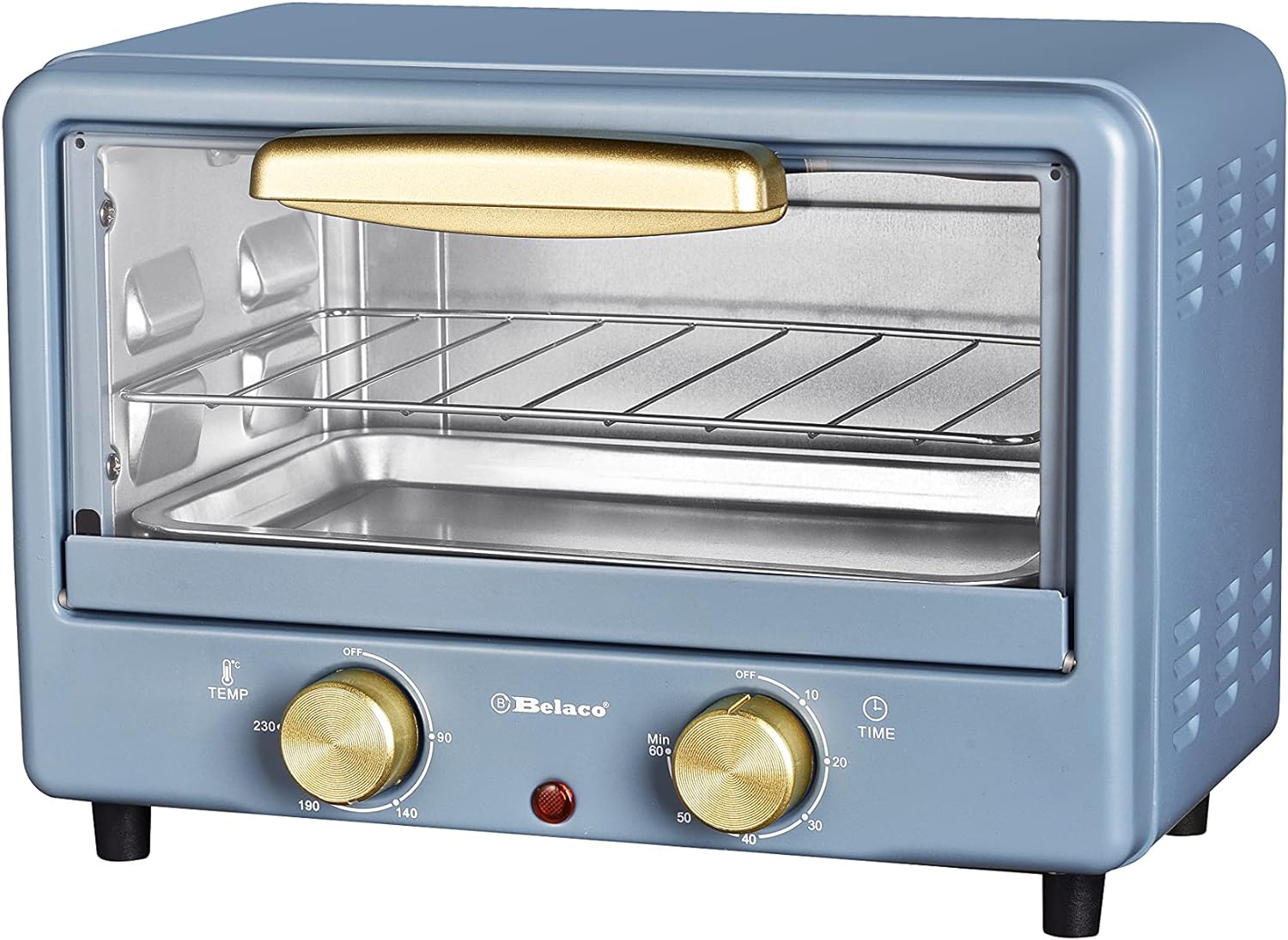belaco bto 1010l retro mini toaster oven review