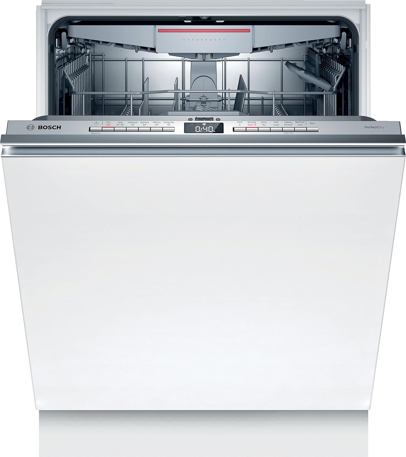 Bosch Home Kitchen Appliances Bosch Series 6 SMV6ZCX01G Dishwasher with 14 place settings, PerfectDry, TimeLight, Wifi enabled via Home Connect, Integrated, 60 cm wide [Energy Class C]