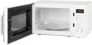 cookology cfsdi20lbk digital 800w freestanding microwave 20 litre capacity with 25cm turntable features weight and time 1 3