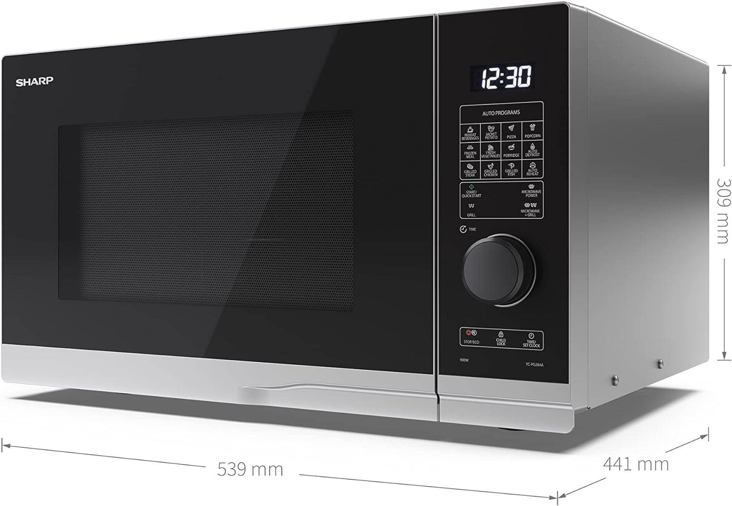 sharp yc ps234au s microwave review
