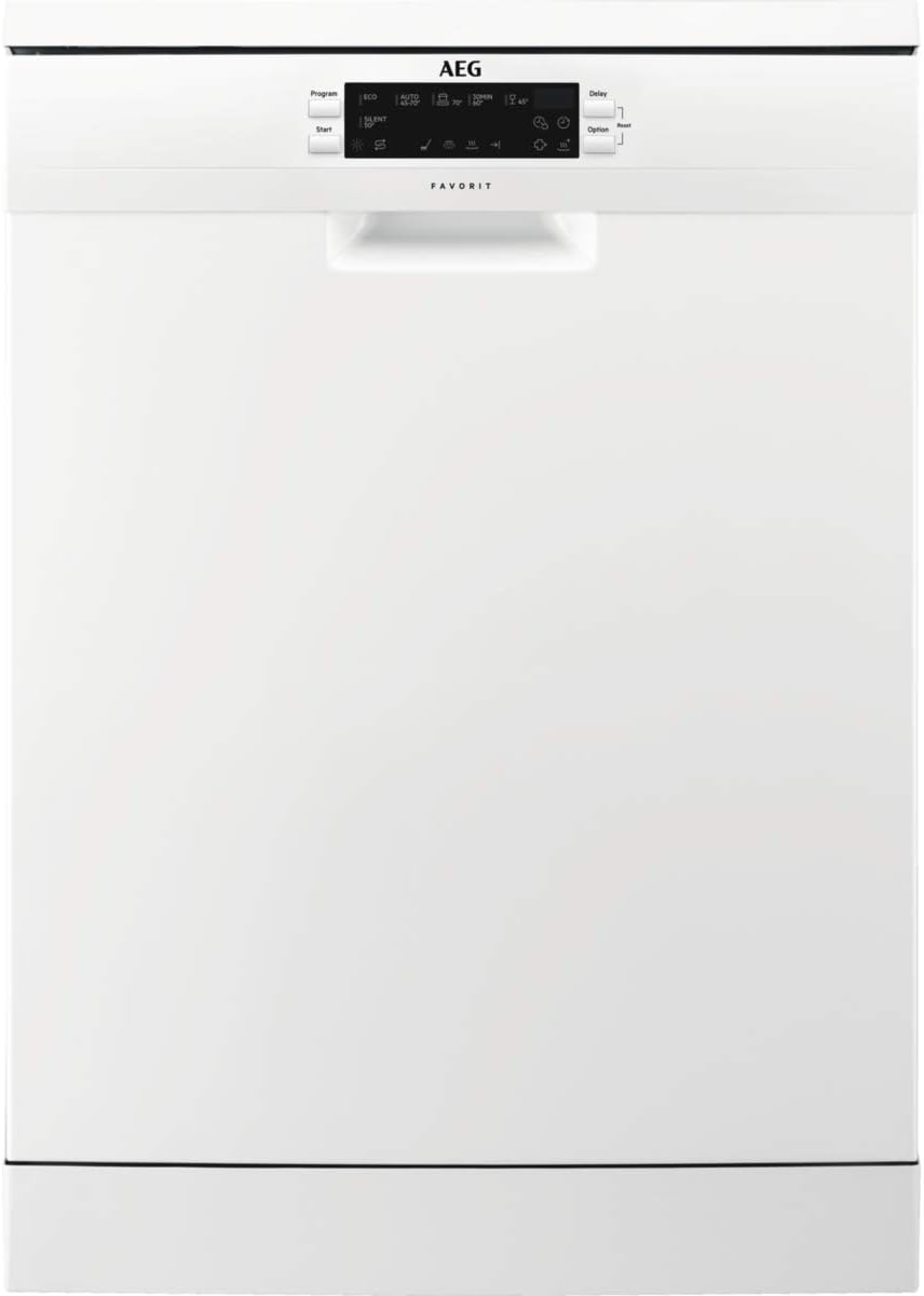 AEG FFE62620PW Freestanding Dishwasher with Airdry Technology, 13 place settings, White